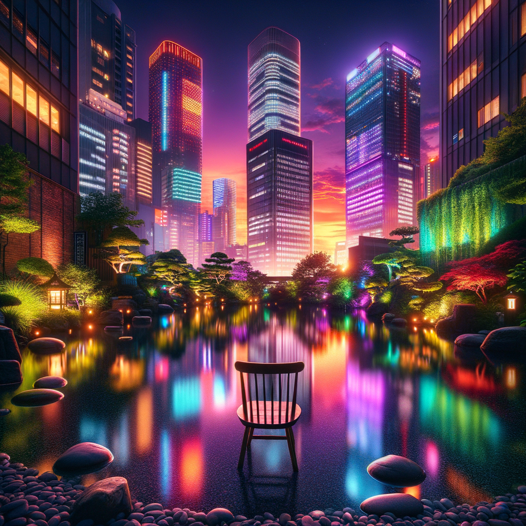夜晚的温馨家居