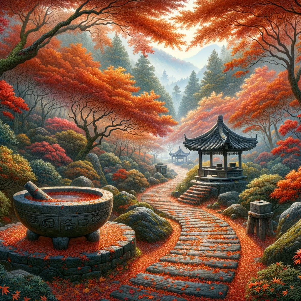 山间茶亭