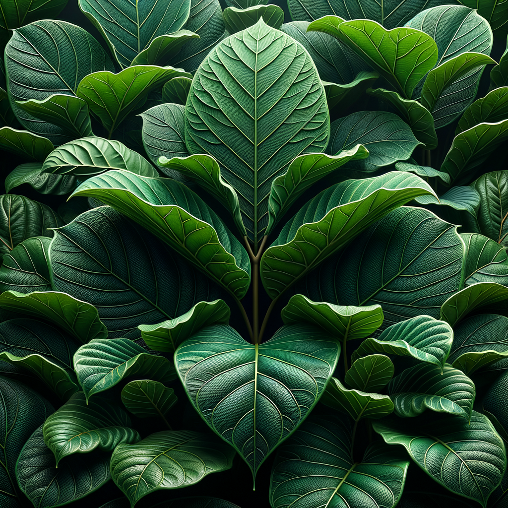清晨的琴叶榕