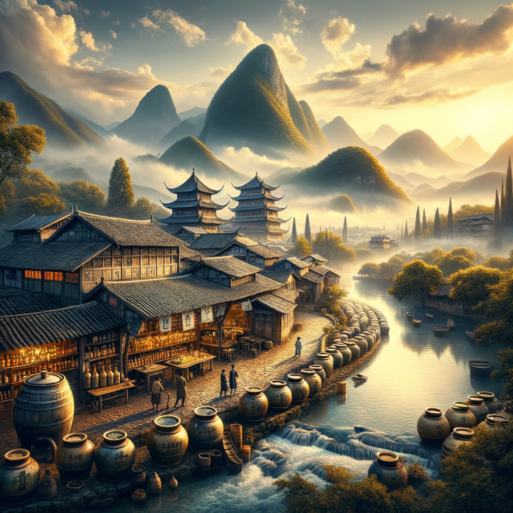 汾酒酿造场景