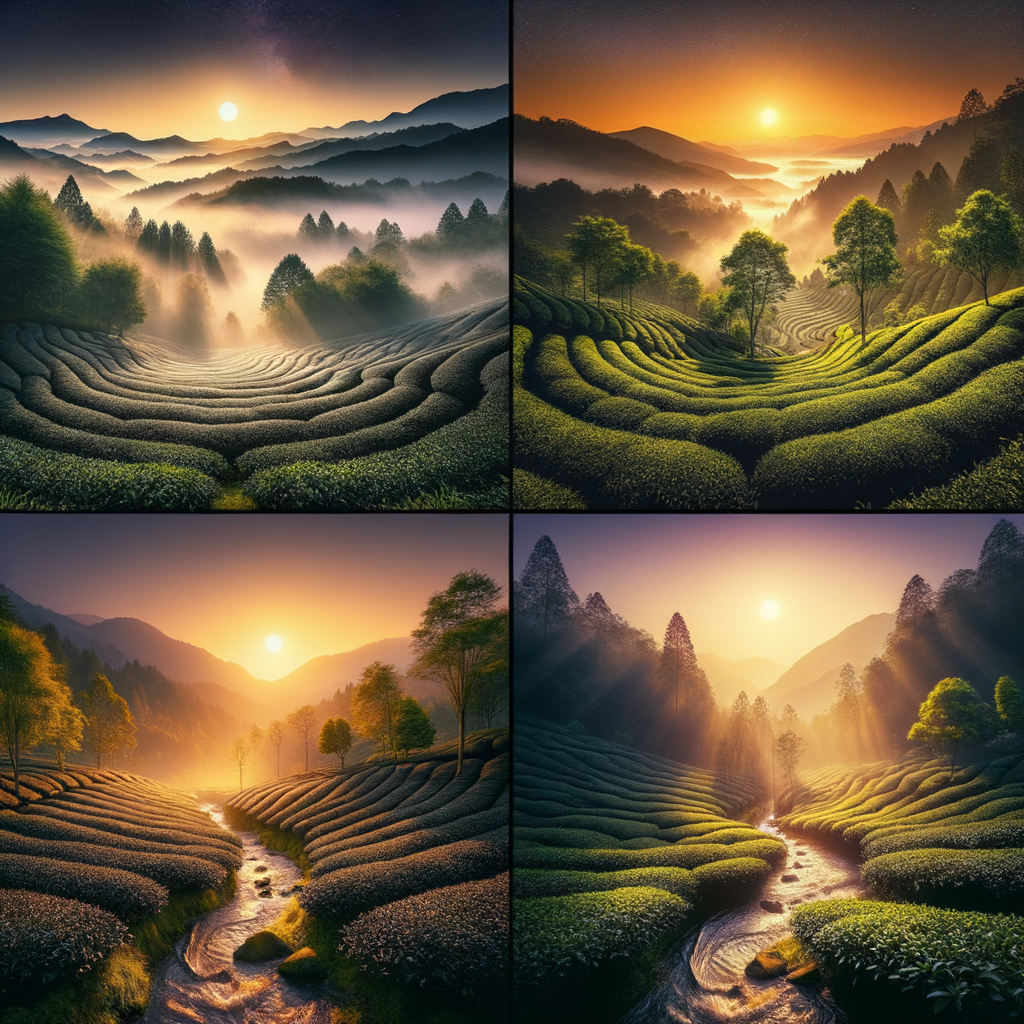 一杯香 茶园场景