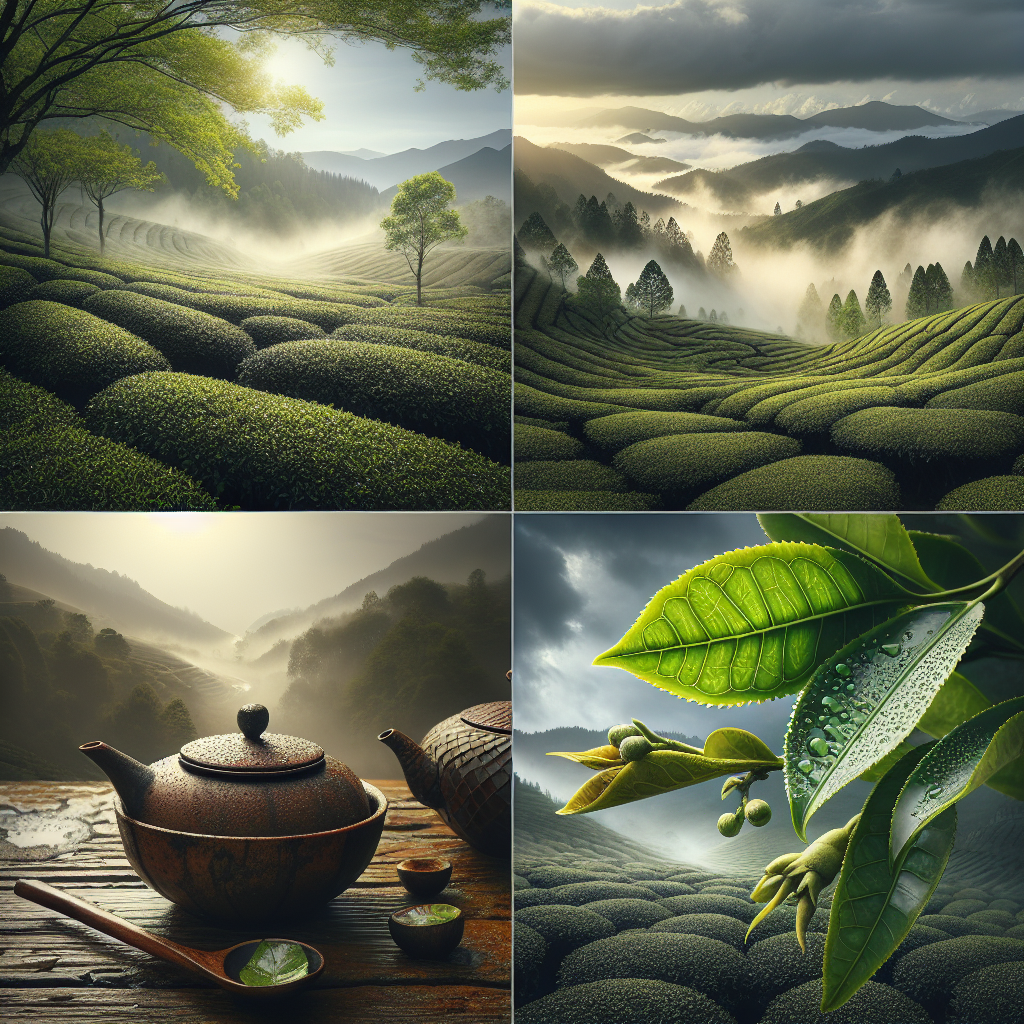 竹叶青 茶园景色