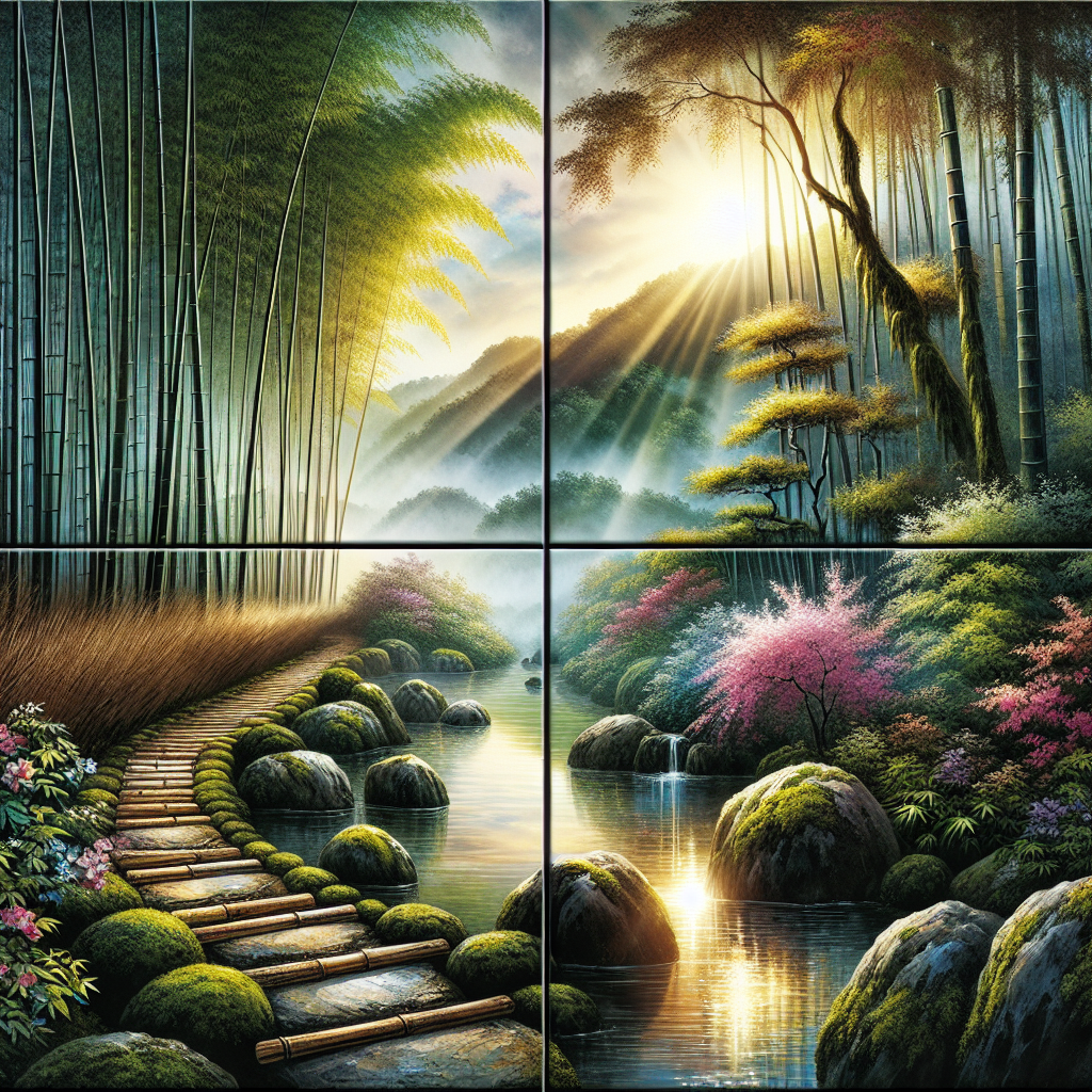 中华禅洗 自然宁静场景