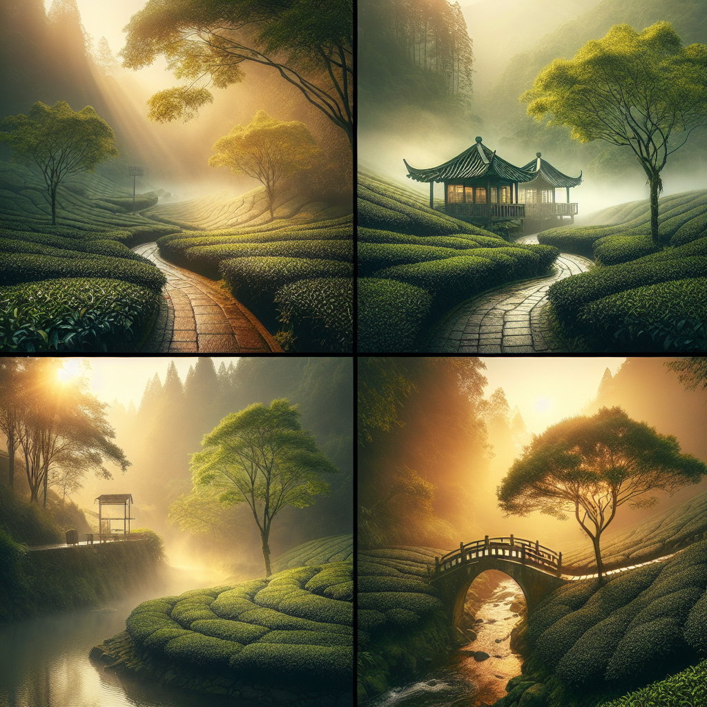 世纪峰 茶园风景