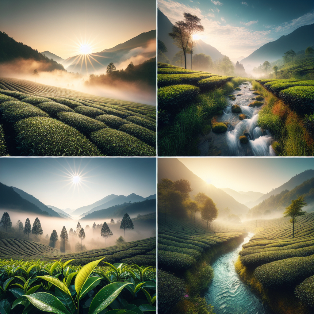 云耕物作 茶园场景