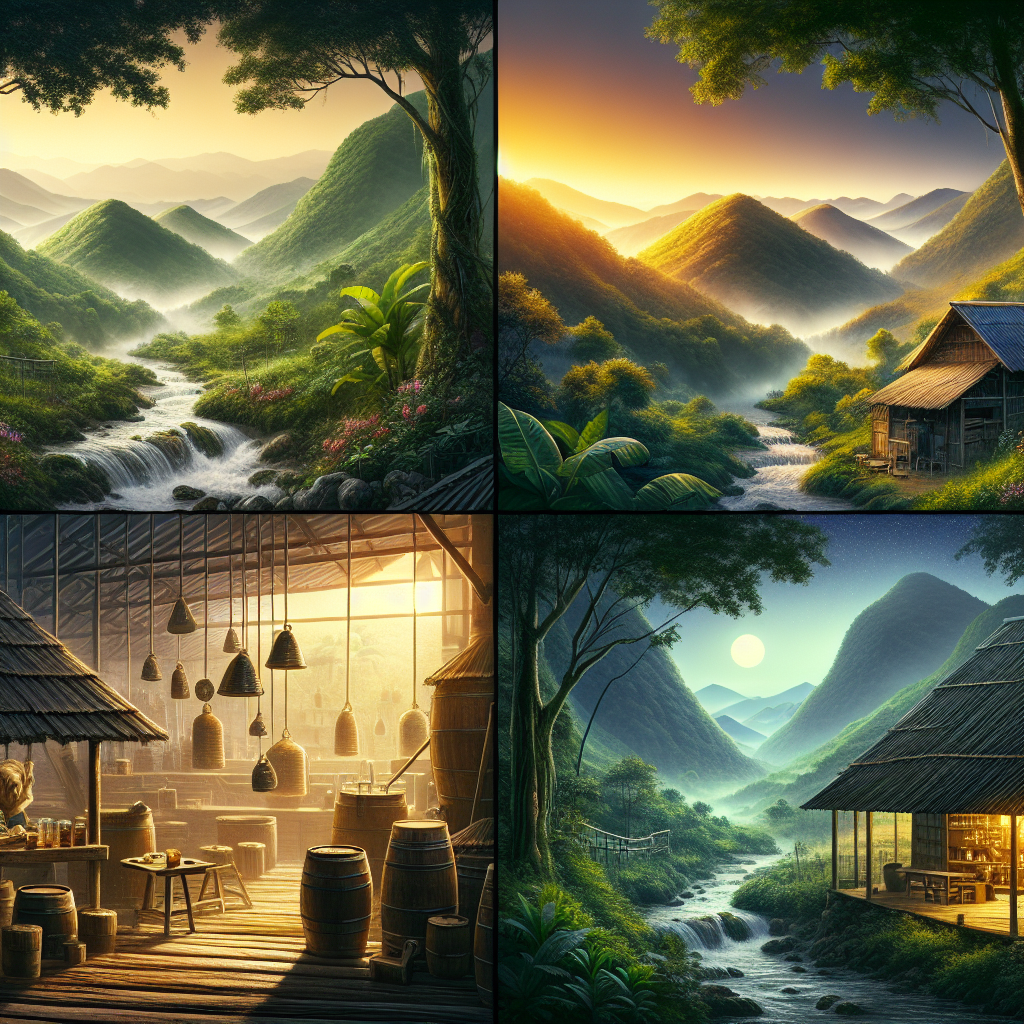 问酿传统酿造场景