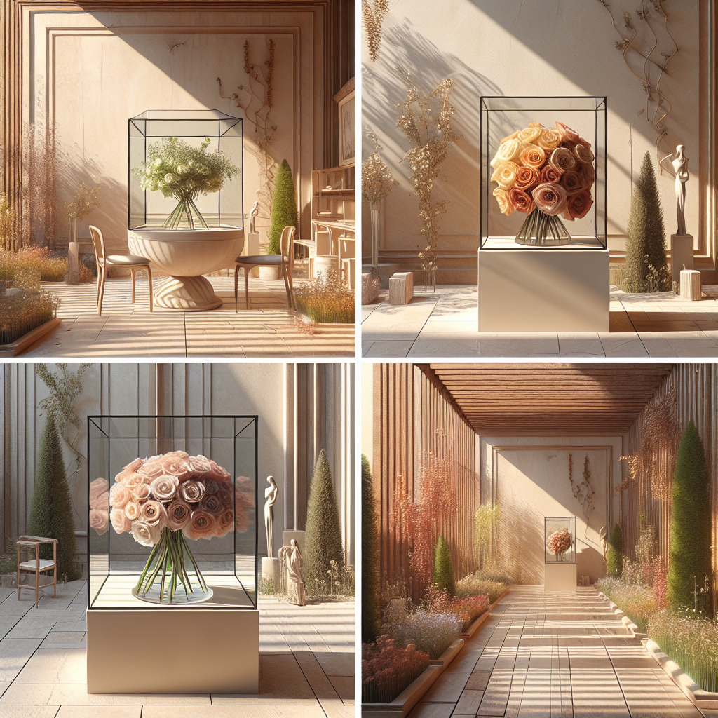 玫瑰盒子花艺产品展示1