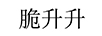 脆升升 logo