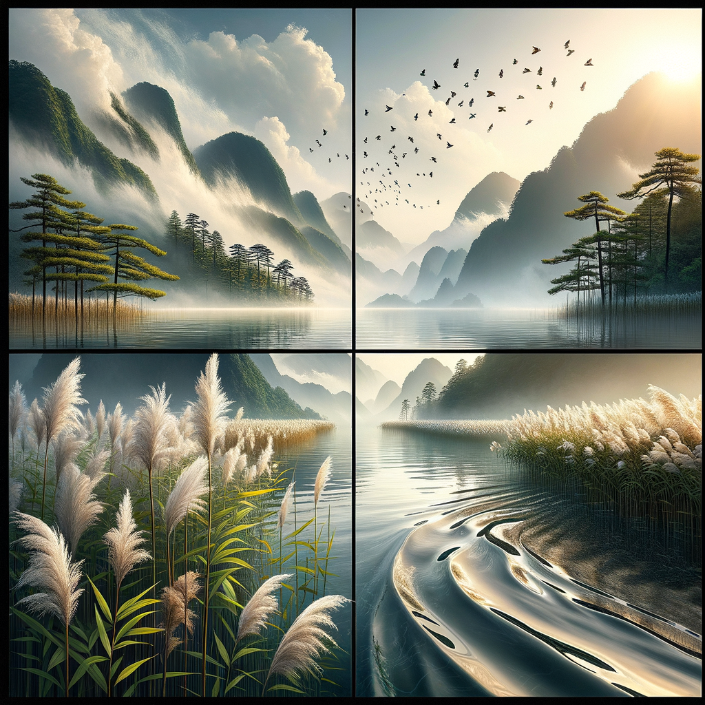 芦花飘扬场景