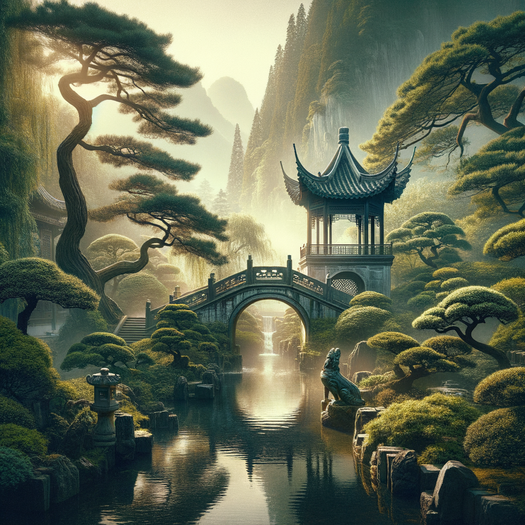 苍松翠柏象征图
