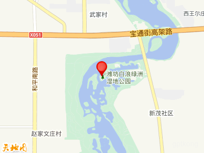 白浪绿洲湿地公园位置