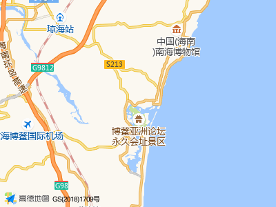 博鳌东屿岛温泉位置