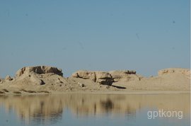 敦煌西湖湿地风景区展示图片2