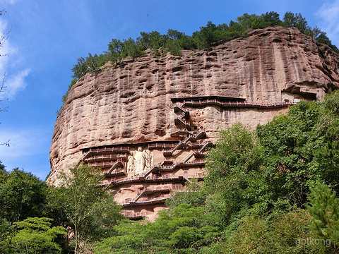 麦积山石窟展示图片5